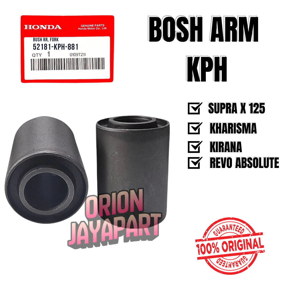 52181-KPH-881 ORIGINAL BOSH ARM HONDA KHARISMA ,SUPRA X125 KPH BOSH SASIS ,KHARISMA ,KIRANA ,SUPRA X