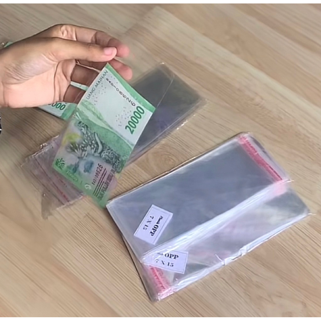 Plastik OPP Buket Uang - plastik opp saja