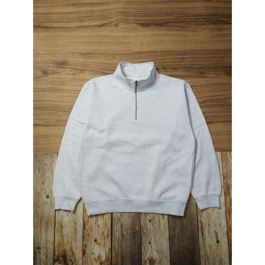GU by Uniqlo Half Zip Heavy Weight Sweatshirt/ Crewneck