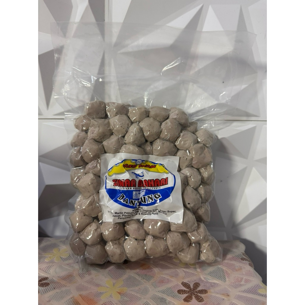 Baso Ikan KECIL isi 100 pcs BASO IKAN SINAR BAHARI BANDUNG