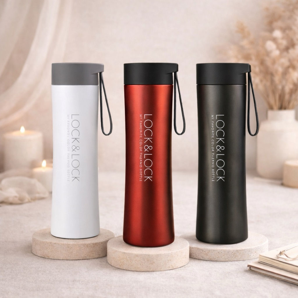 Lock n Lock  LHC4214 Bird Tumbler Ready Hot & Cool Vacuum Mug Tumbler Lock&Lock 400ml