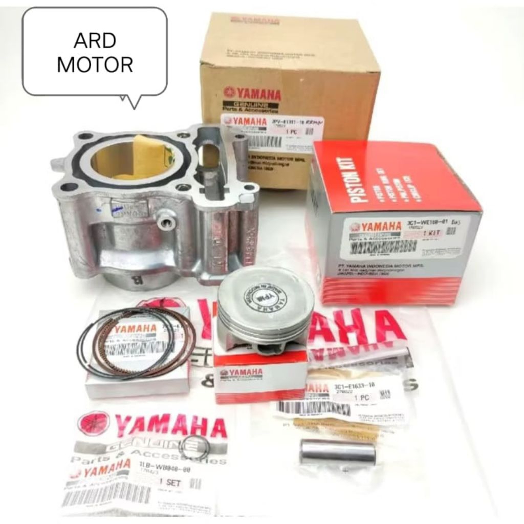 BLOK SEHER KOMPLIT 2VP YAMAHA JUPITER MX KING 150CC, ORIGINAL YGP