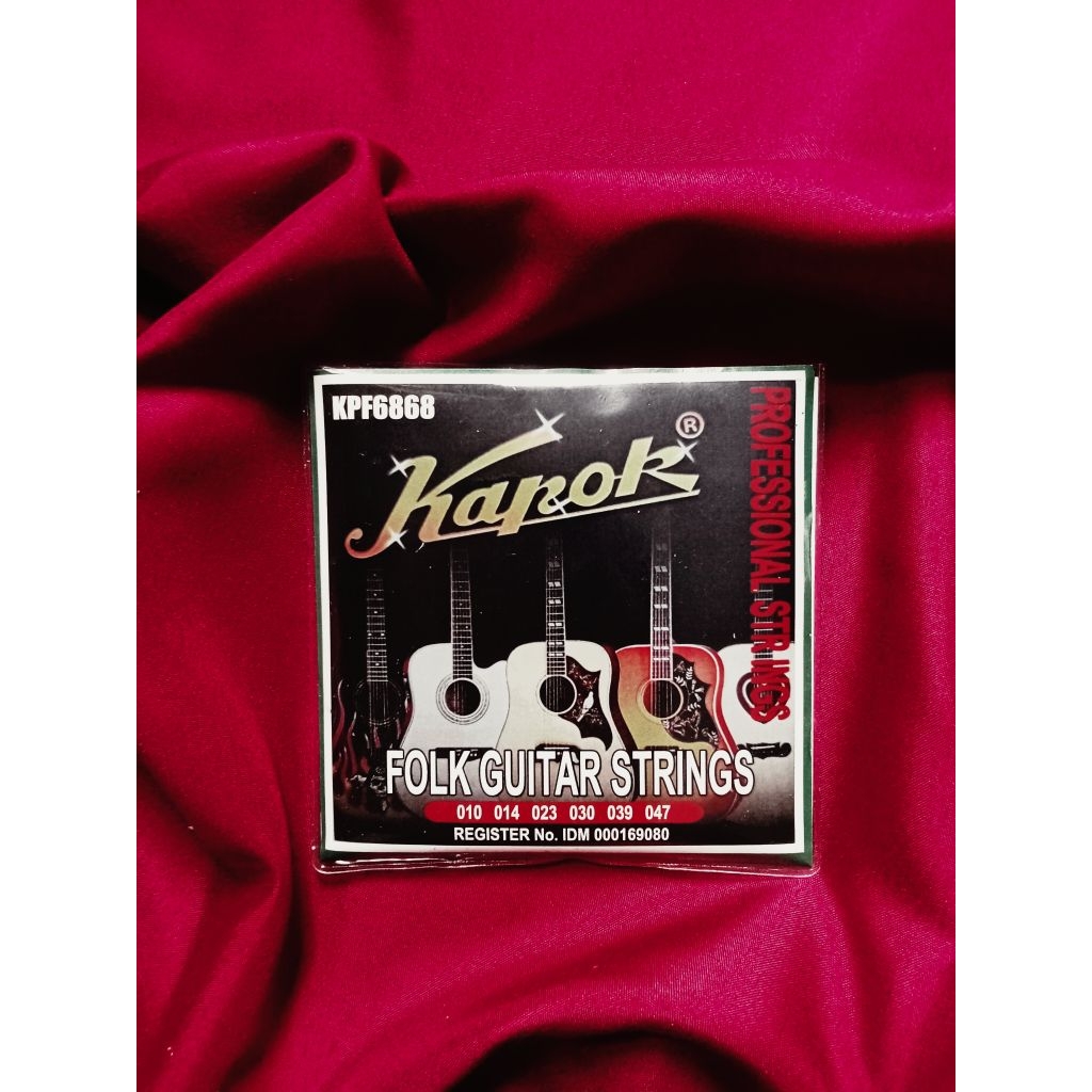 Senar Gitar Kapok akustik 1 set-Senar Gitar akustik/elektrik