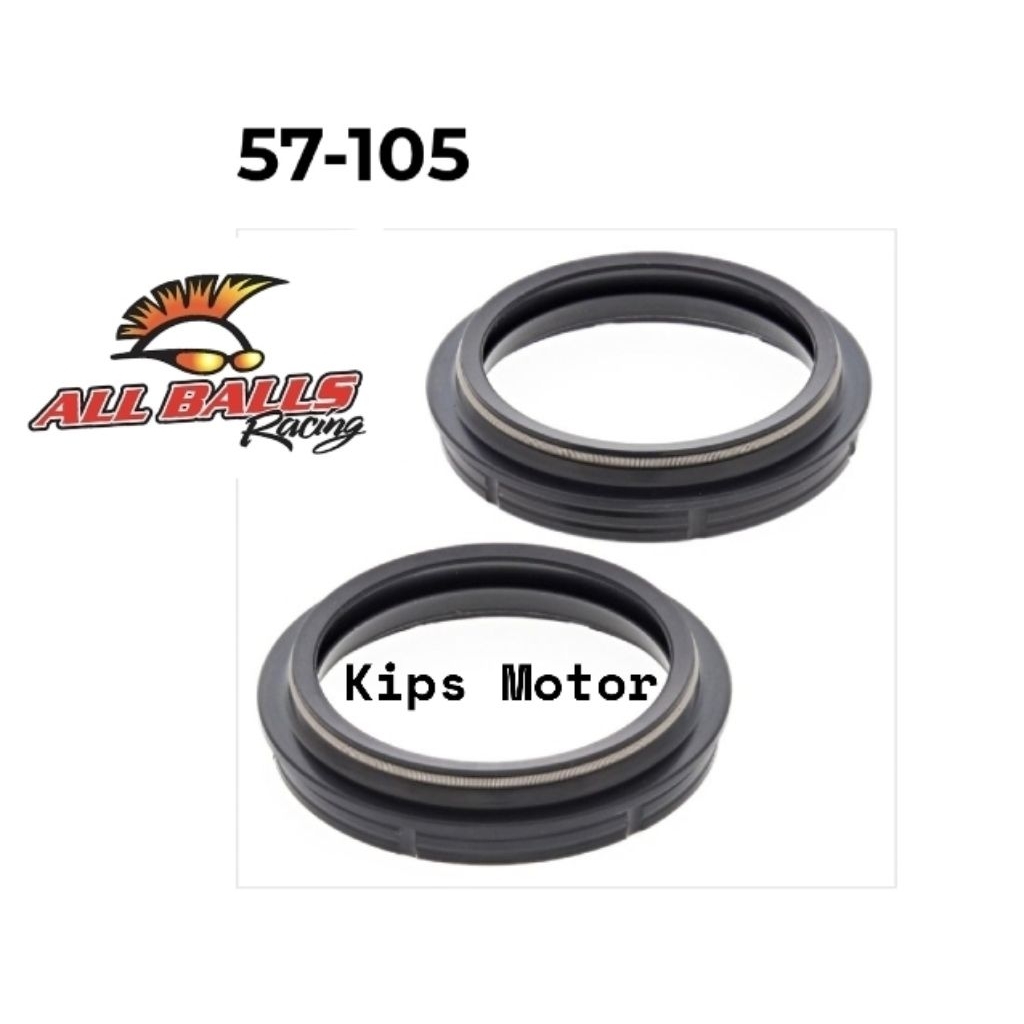 Seal debu shock depan usd Kawasaki KX 125 250 2002-2005 Kayaba KYB as 48 mm All Balls 57-105
