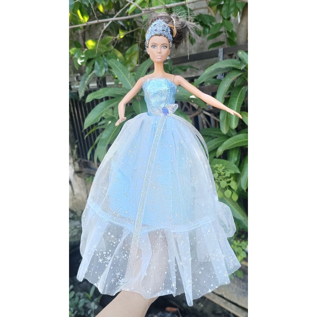 Gaun  wadding untuk boneka pivotal 30cm