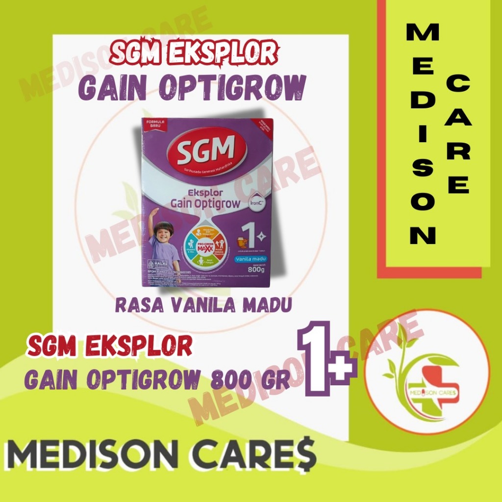 SGM EKSPLOR GAIN OPTIGROW 1+ LANJUTAN SGM UNGU | 800 GR KOTAK BESAR