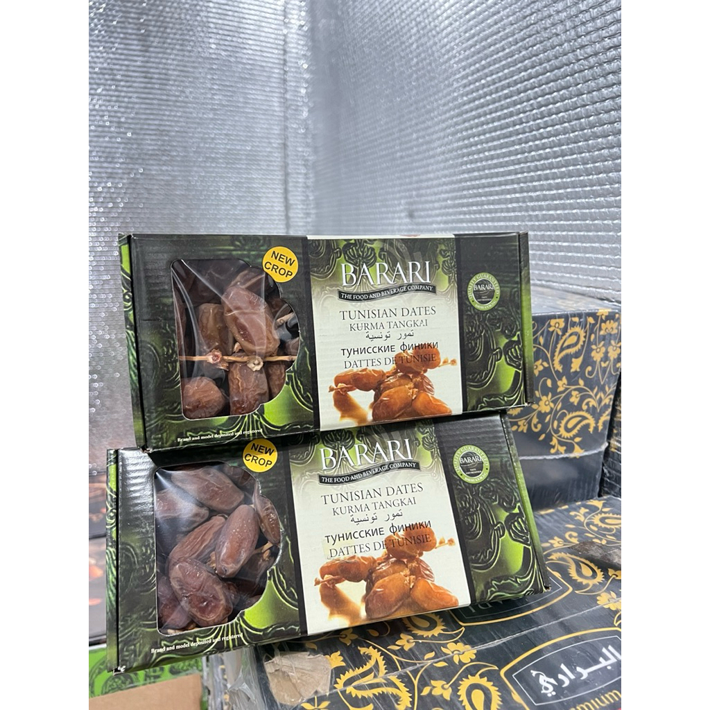 TUNISIA TANGKAI BARARI | KURMA TUNIS TANGKAI BARARI 500gr | BARARI TUNISIA TANGKAI PREMIUM