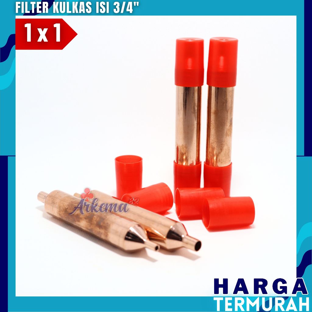 FILTER KULKAS ISI 1 x 2 x 12cm x 3/4" PANJANG | FILTER STARINER ISI | FILTER BUAT KULKAS