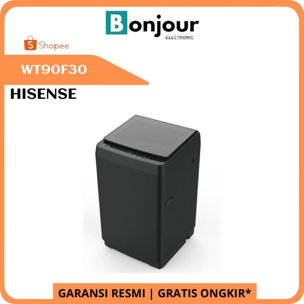 Mesin Cuci Top Loading Hisense WT90F30 Kapasitas 9 Kg Mesin Cuci Hisense WT90F30