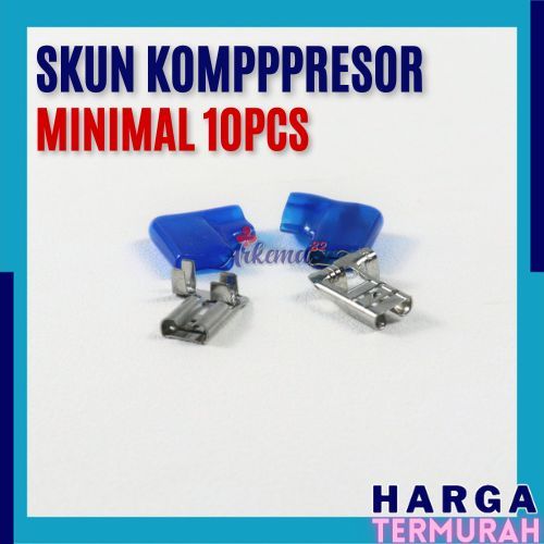 GROSIR SKUN SOCKET / SOKET KABEL MINIMAL 10PCS KOMPRESSOR AC PCB KLIP | KARET PENGAMAN SKUN | FAMALE