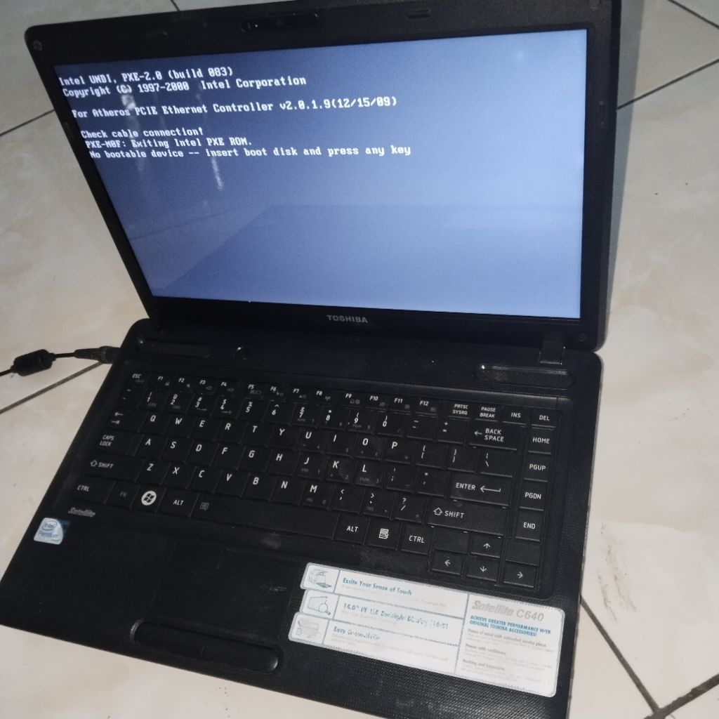 Toshiba C640 Minus Mobo normal