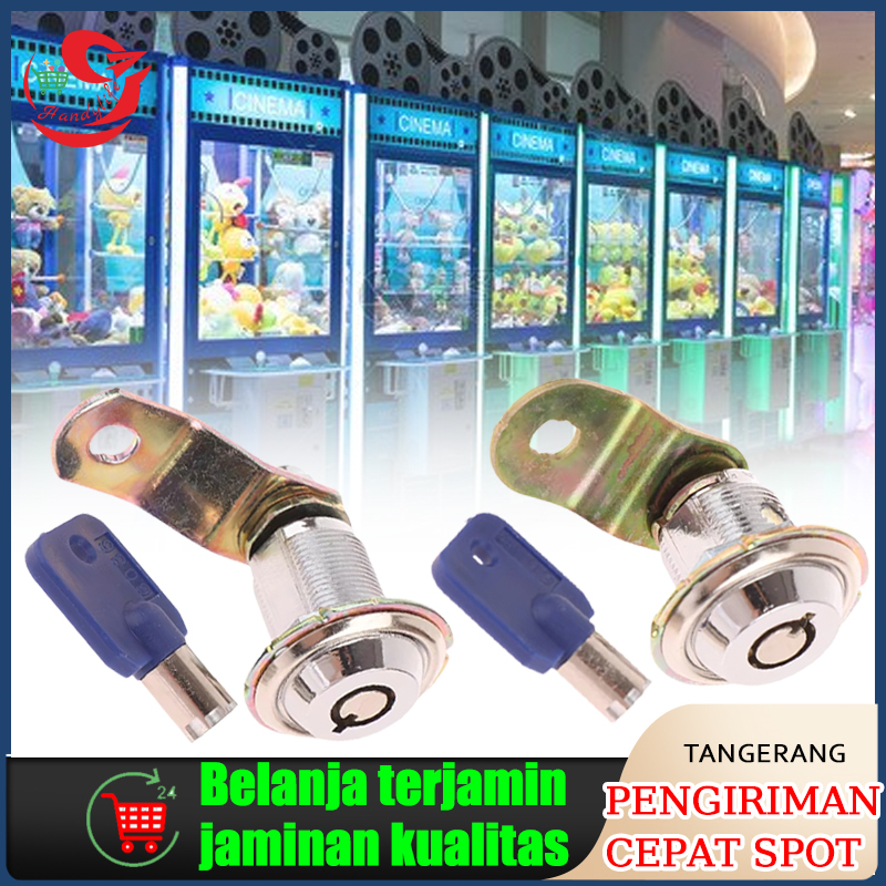1Set Kunci Konsol Permainan 6086 Kunci Pintu Mesin Capit