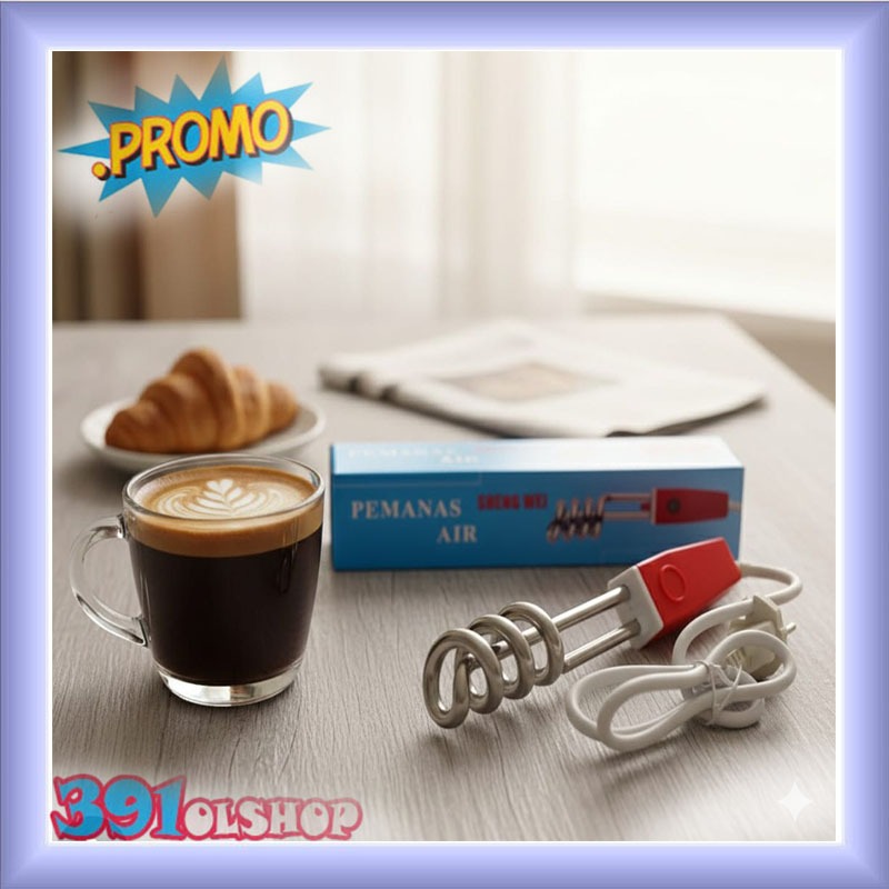 Water Heater  Pemanas Air Spiral Multifungsi 350 watt Pemanas Air Celup Spiral Praktis