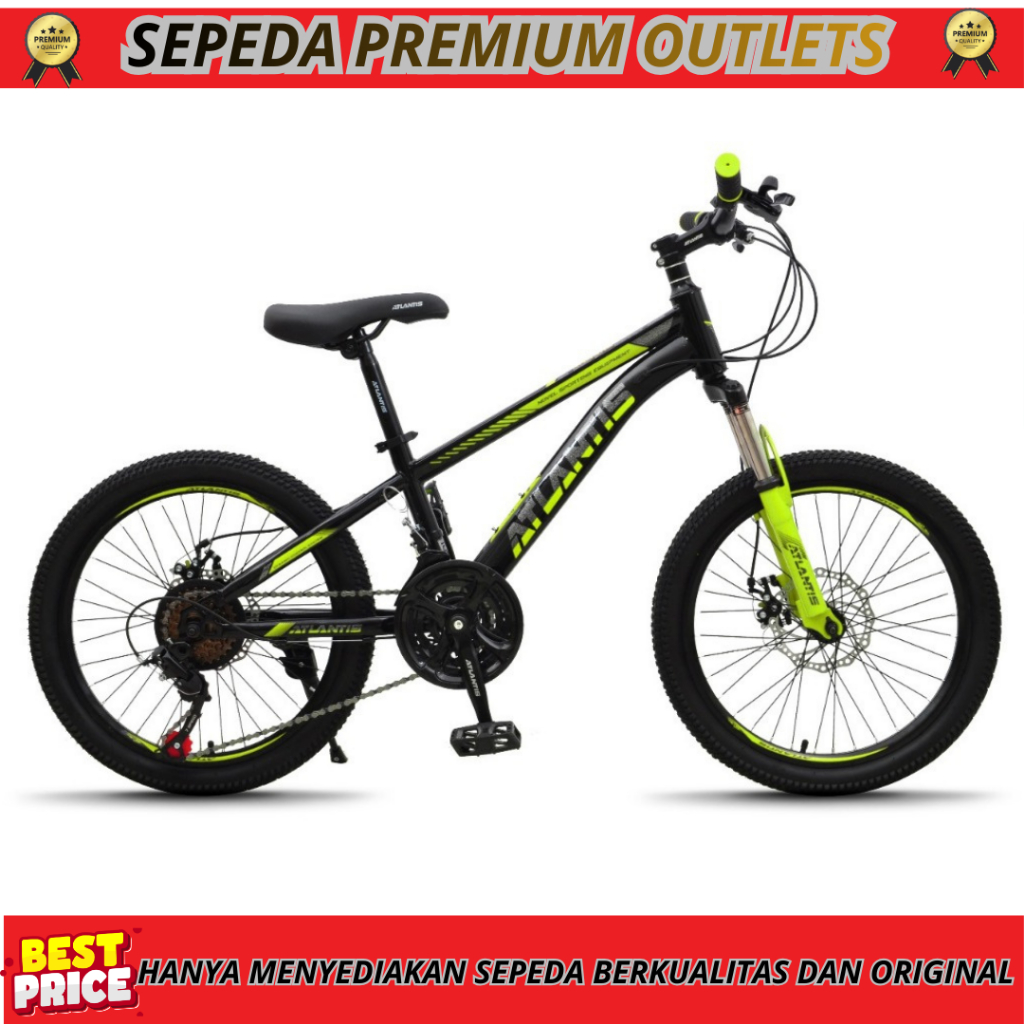 Sepeda Anak Laki Laki Gunung MTB 20 ATLANTIS 690 DISC BRAKE