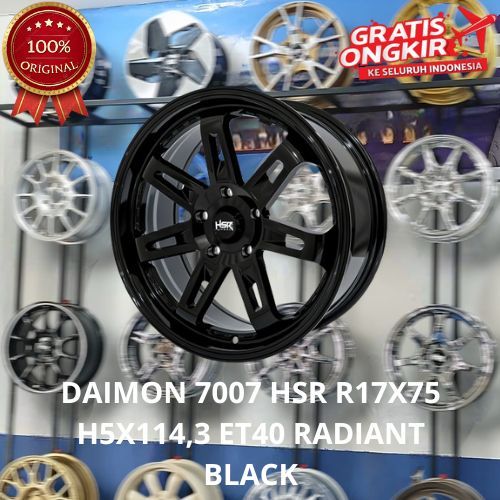 VELG MOBIL RACING HSR DAIMON R17 PELEK MOBIL HSR ORIGINAL ERTIGA XL7 L300