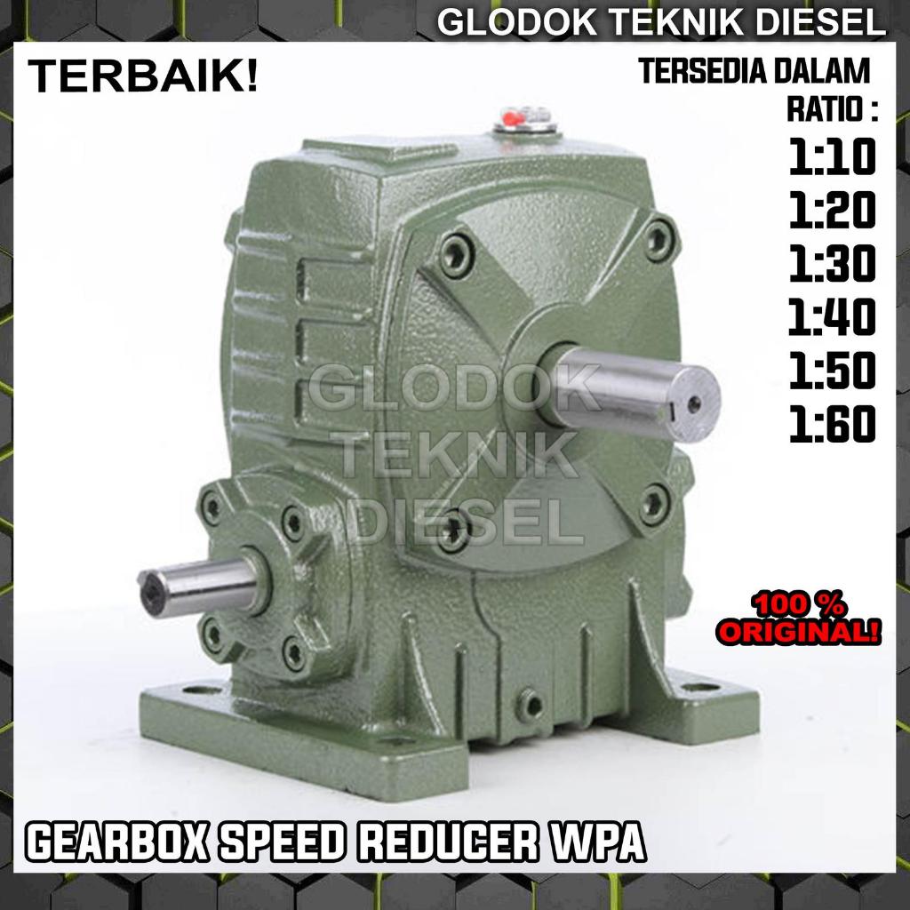 MESIN GEARBOX WPA 175 Ratio 1:10 - 1:60 SPEED REDUCER GEAR BOX WPA 175 1:10 - 1:60