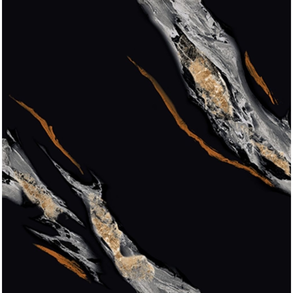 GRANITE 60×60 ARNA DEVANY BLACK SILVER | GLAZED POLISH