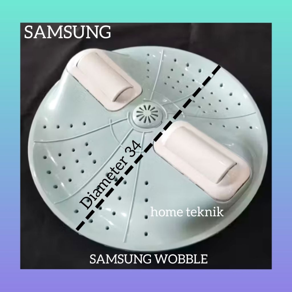 Pulsator mesin cuci samsung wobble Diameter 34 as kotak ori baru
