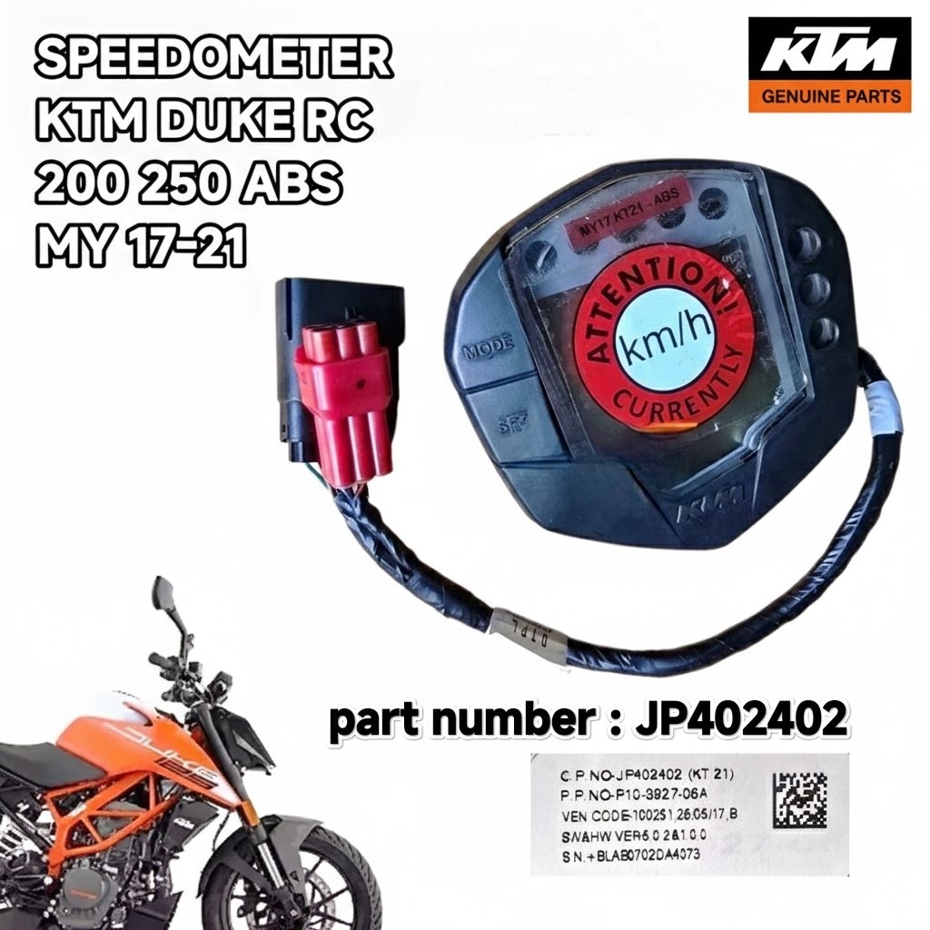 SPEEDOMETER KTM DUKE 200 250 ORIGINAL ABS DIGITAL SPEEDOMETER KTM