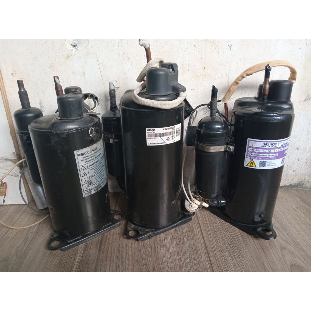 kompresor ac 1pk normal bekas copotan