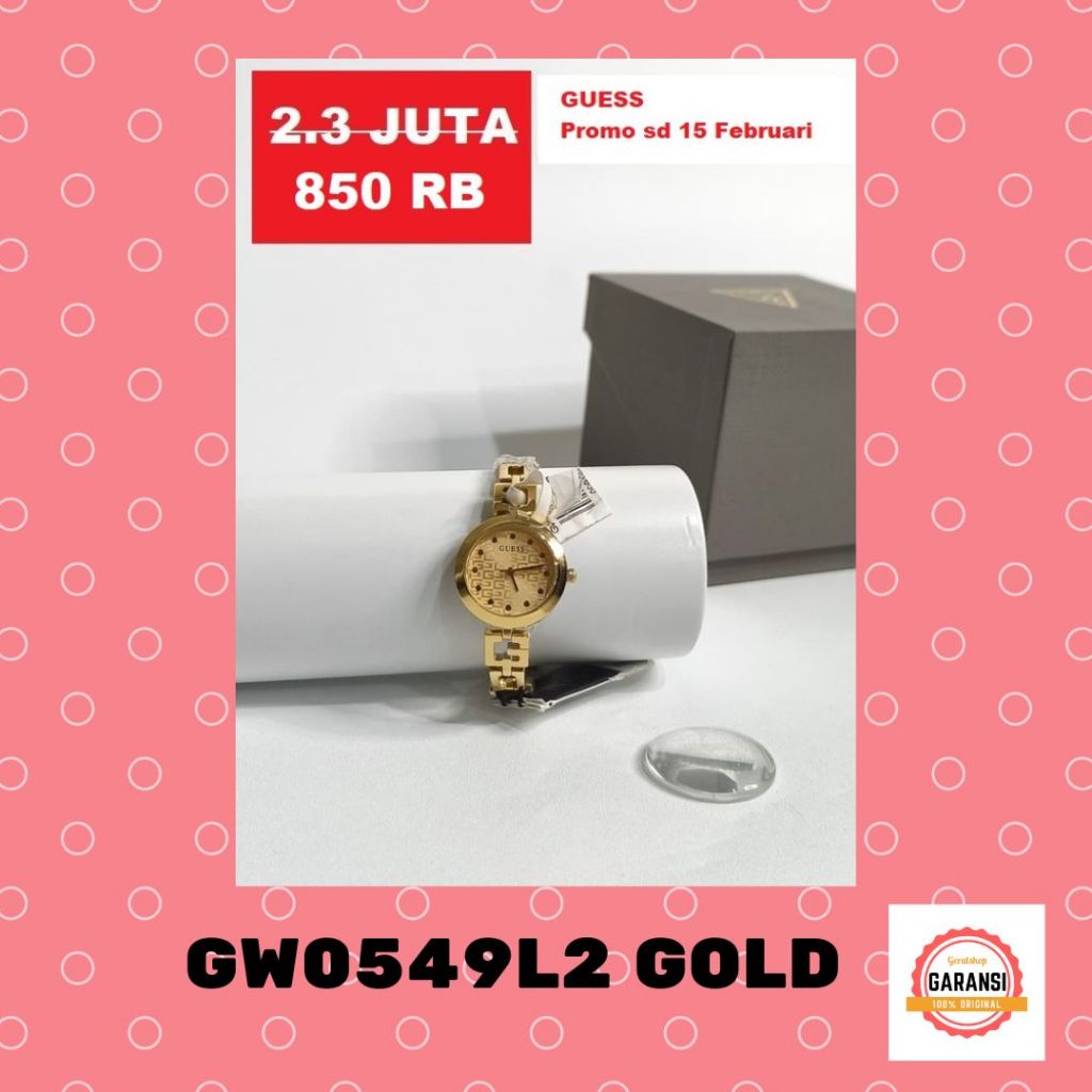 SALE Jam tangan branded Guess watch 100% ORIGINAL STORE GW0549L2