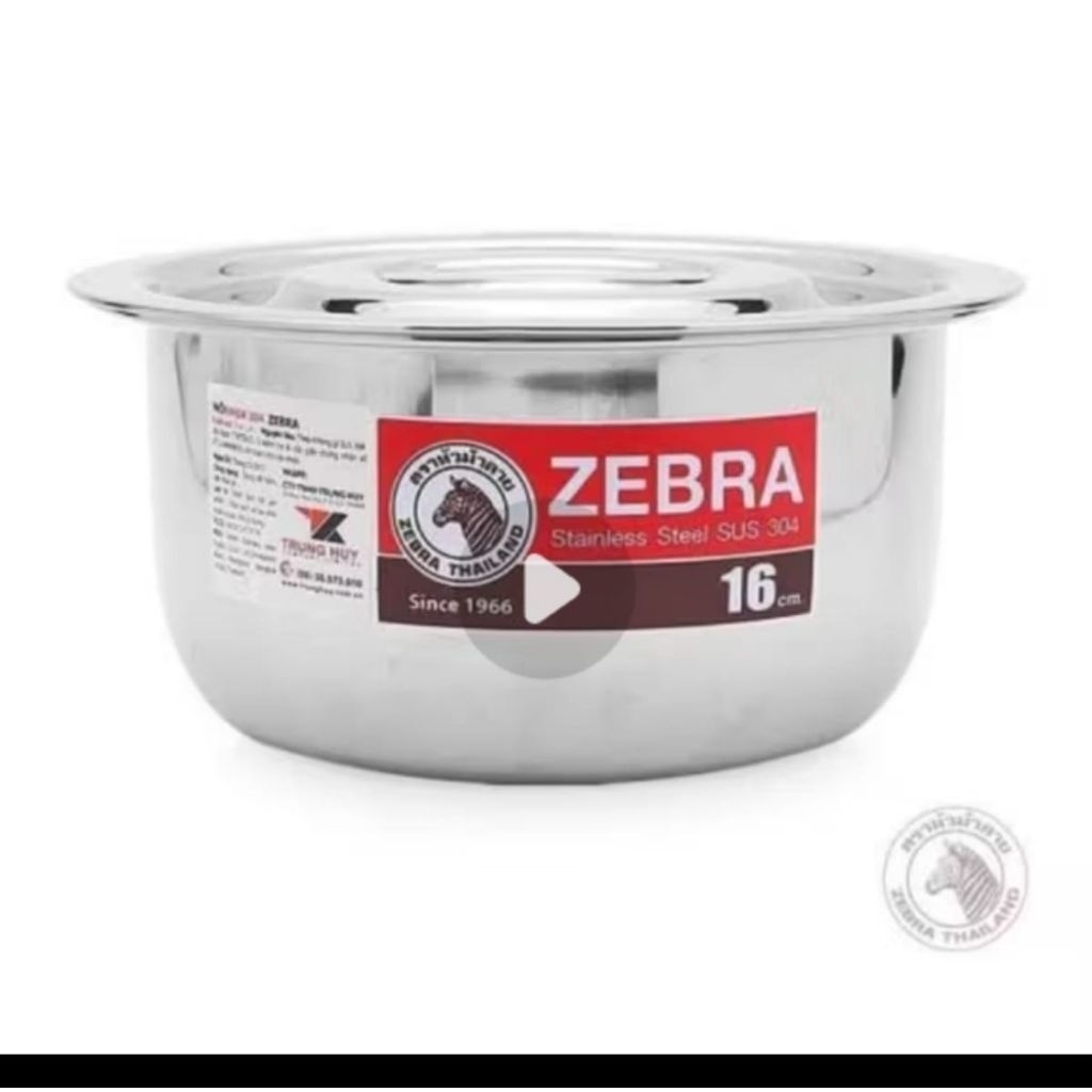 ZEBRA PANCI INDIAN PAN 16CM 170016
