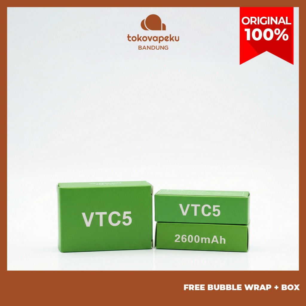 SONY VTC5 BATERAI 18650 SONY VTC 5 BATTERY SONY 2600MAH ORIGINAL