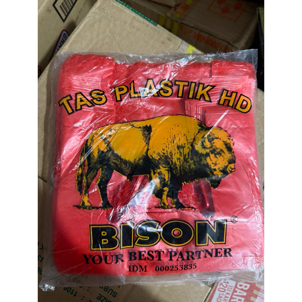 Bison Merah Plastik Hd