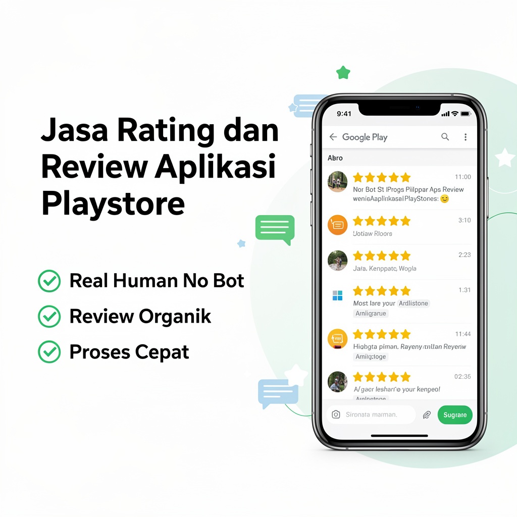 Jasa Download Aplikasi Playstore | Review Aplikasi Playstore Real Human