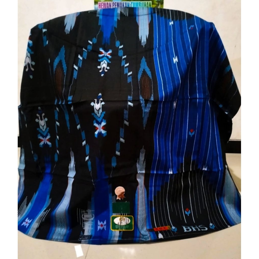 SARUNG BHS SGC SILVER SUTERA SPUNSILK 210 HITAM