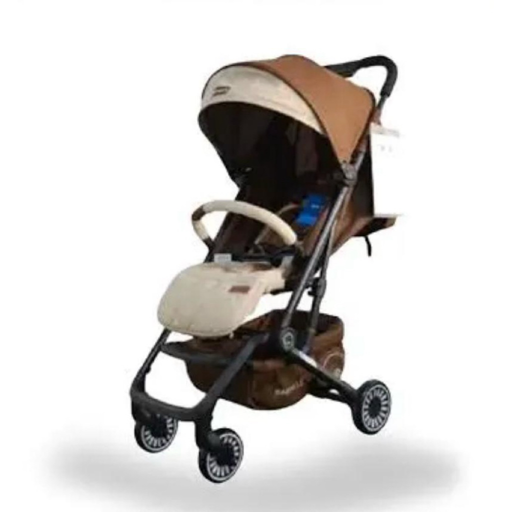 CLERANCE SALE  New - Stroller Kereta Dorong Bayi Babyelle Cube S 372 ( COFFEE + BEIGE)