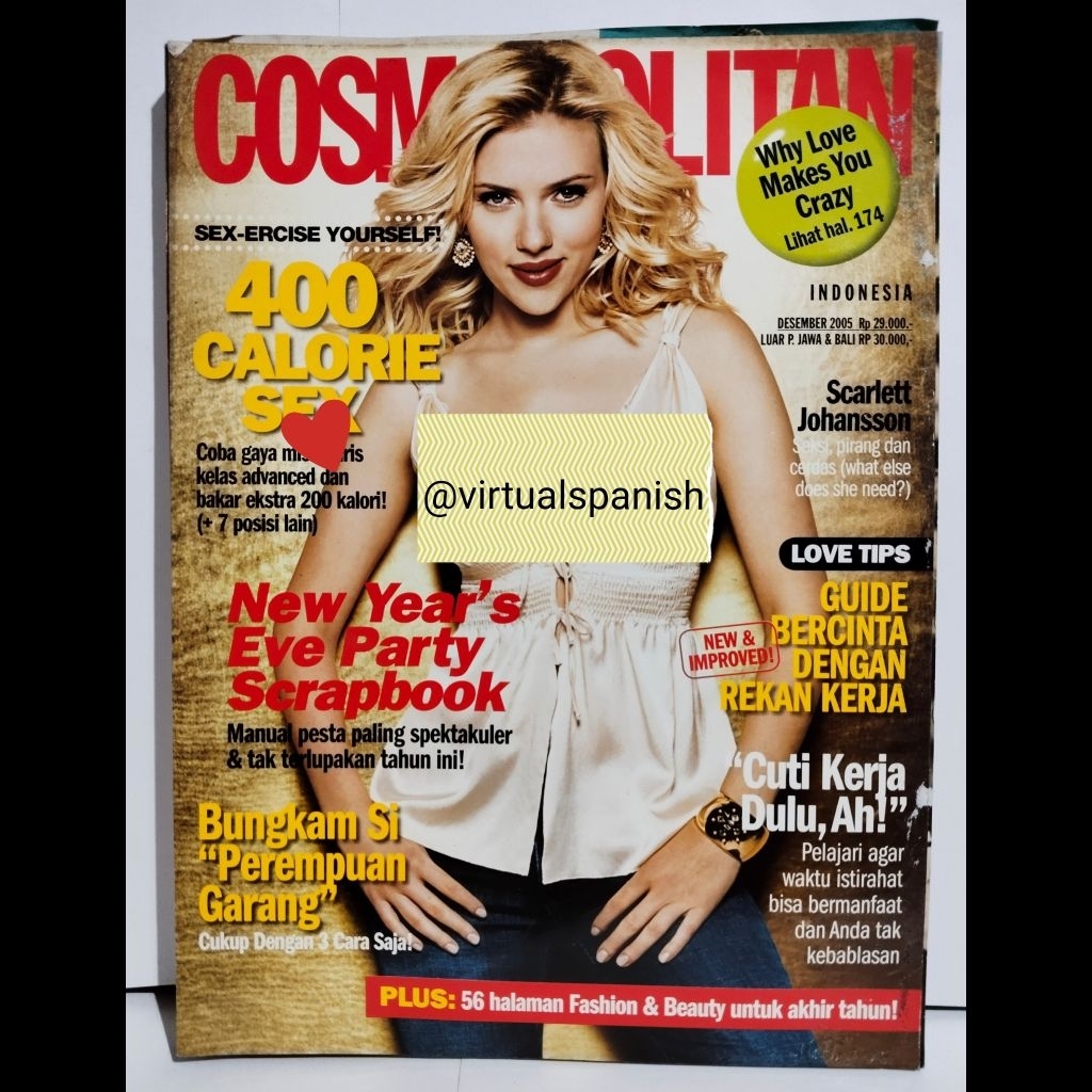 MAJALAH COSMOPOLITAN DESEMBER 2005
