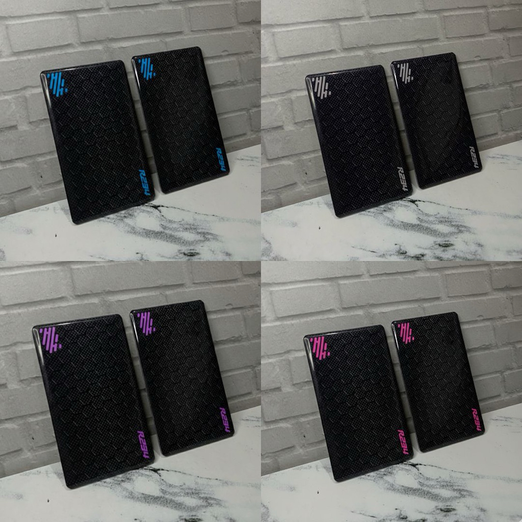 Akrilik UV Printing R234 Backdoor Motif Black Crbn