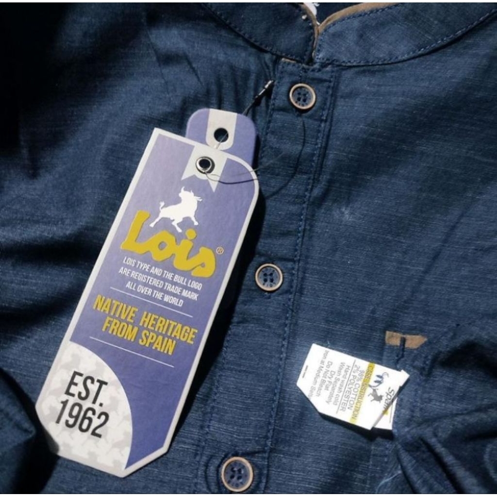 Lois Baju Kemeja Original premium distro kekinian