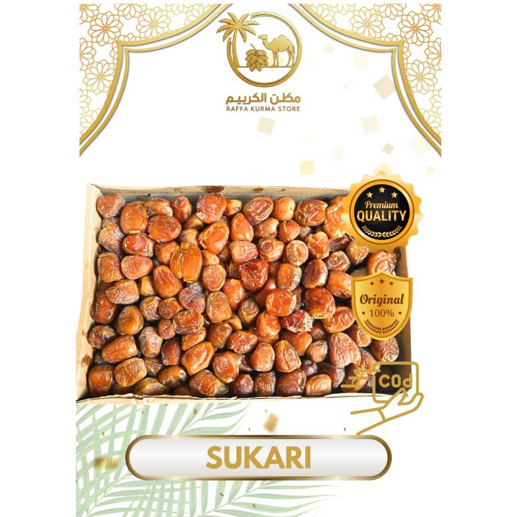 KURMA SUKARI BARU 3 KG / KURMA SUKARI MADINAH / KURMA SUKARI / COD