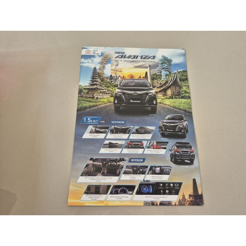 brosur katalog mobil toyota avanza 2019 flyer