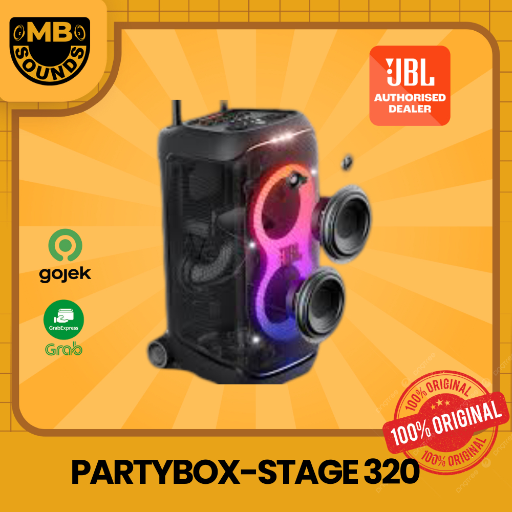 JBL PartyBox Stage 320 / Partybox Stage-320 Speaker Portable Bluetooth Speaker Karaoke
