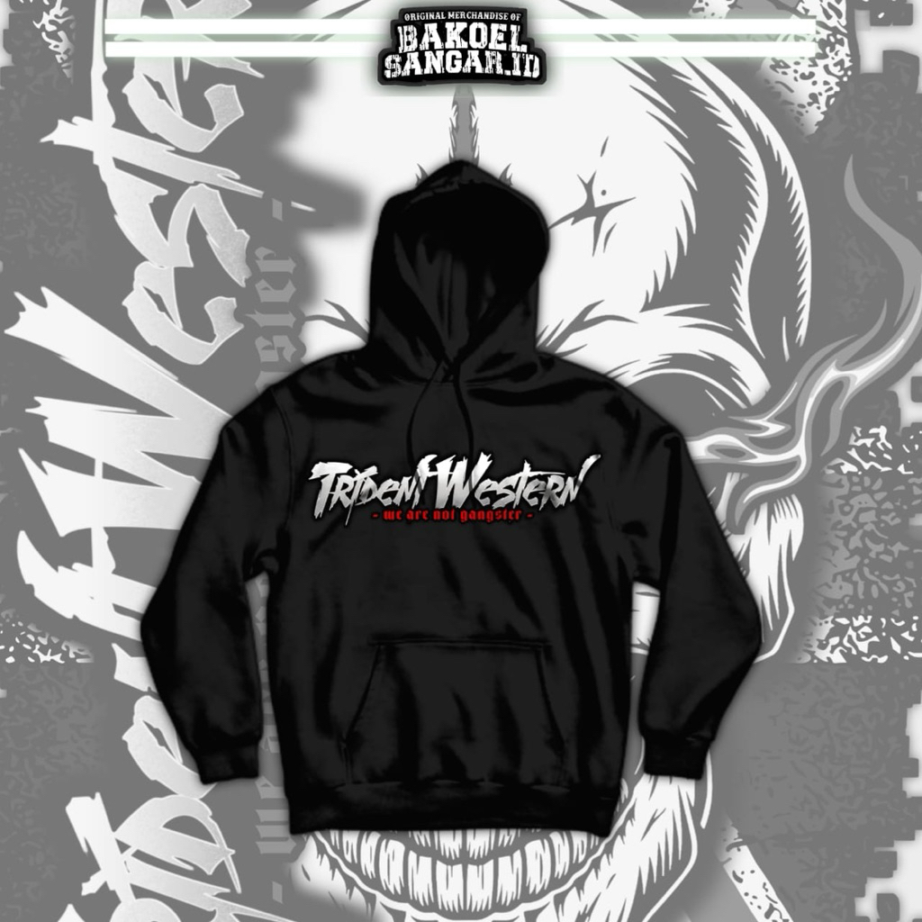 Hoodie Pagar Nusa Trident Western ( A2 FULL PUNGGUNG 100% ORIGINAL ) Hoodie Pagar Nusa Terbaru Hoodi