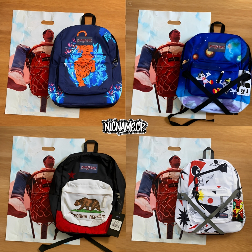 DISKON TAS RANSEL JANSPORT ALL MOTIF ORIGINAL - JANSPORT ALL MOTIF - BACKPACK SUPERBREAK - BACKPACK 