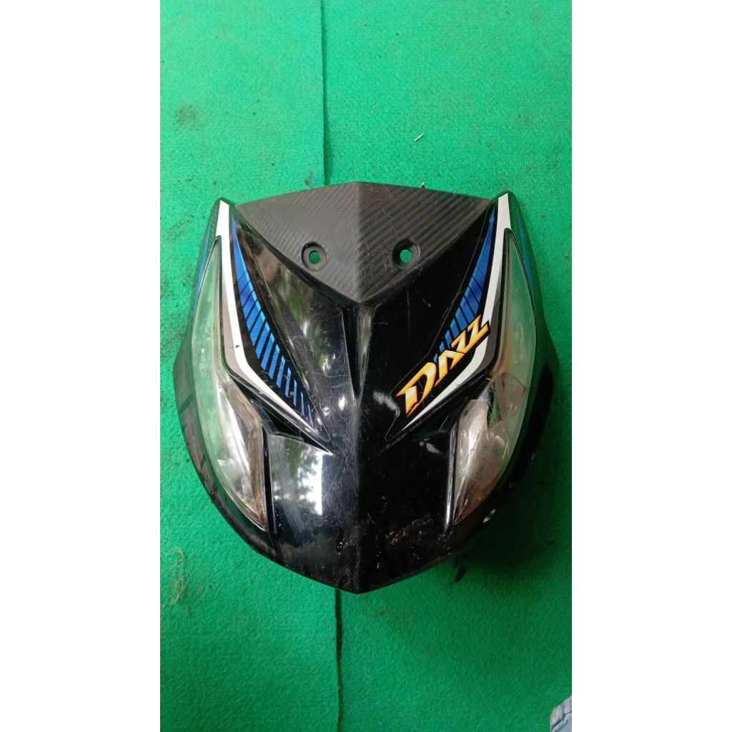 TAMENG DEPAN DASI DEPAN TVS DAZZ MIKA SEIN PECAH SATU ORI SECOND