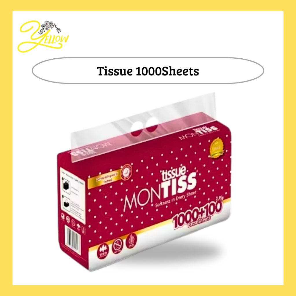 Montiss Tissue 1000Sheets