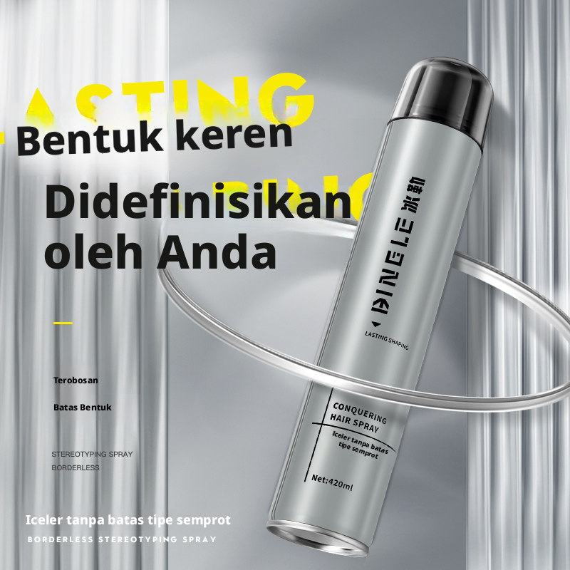 Gel kering super keras Hairdryer khusus semprot rambut lilin rambut lumpur  gel  air tahan lama kuat