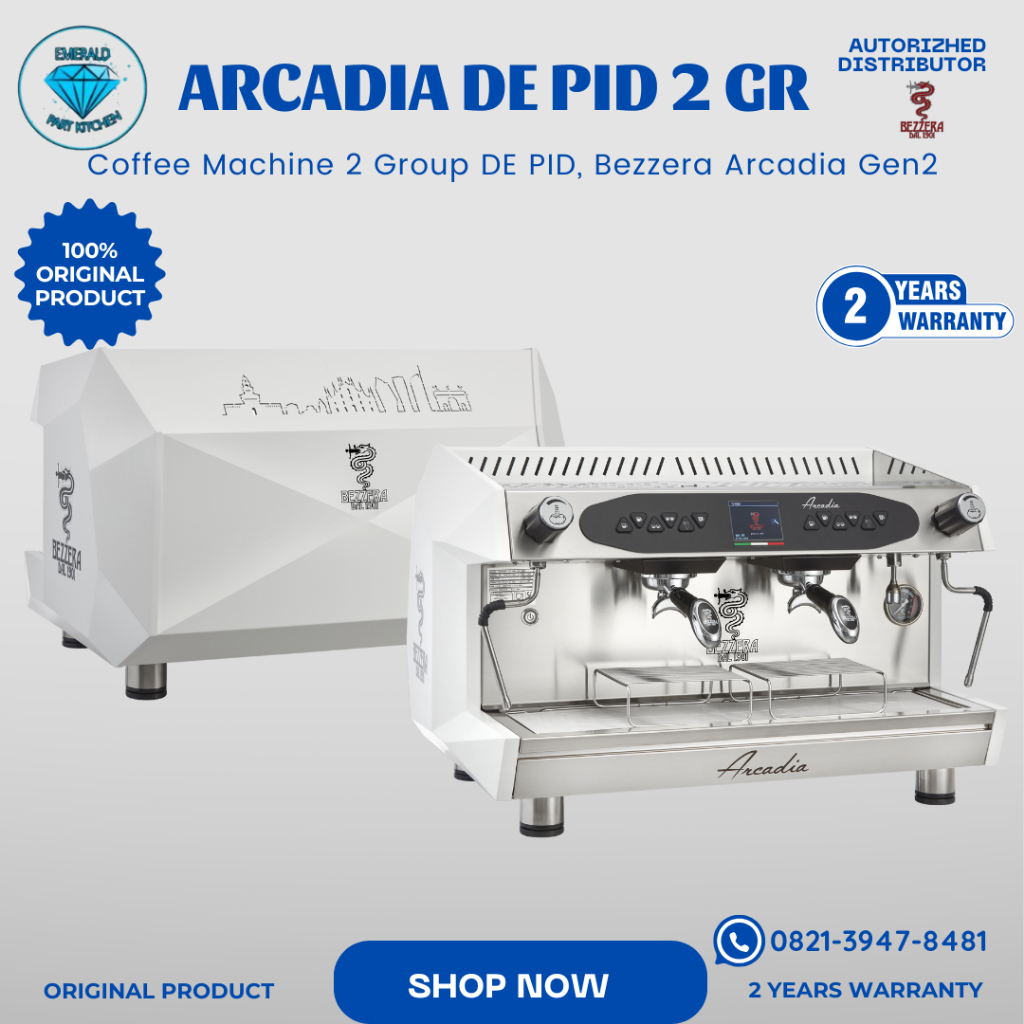 Mesin Kopi Bezzera Arcadia DE PID 2 Group
