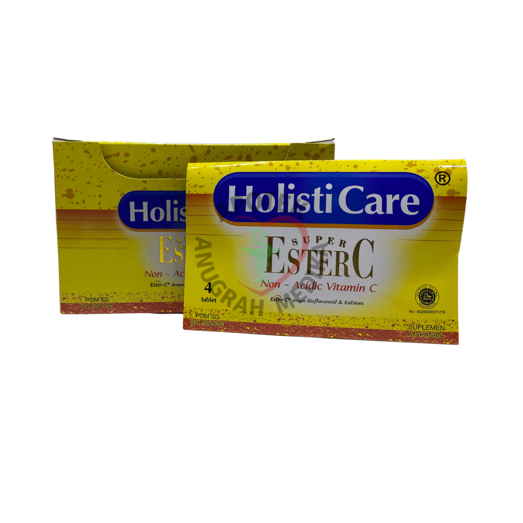 HolistiCare Super Ester C strip - Vitamin C Isi 4 tablet