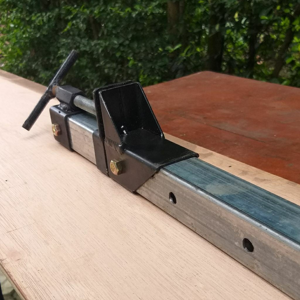 Klem kayu besi holow/klem papan/klem ukuran 100cm