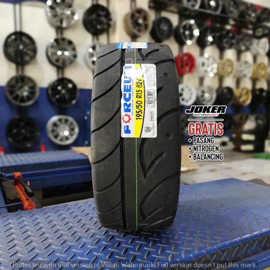 Ban semi slick 195 50 R15 forceum exp sport