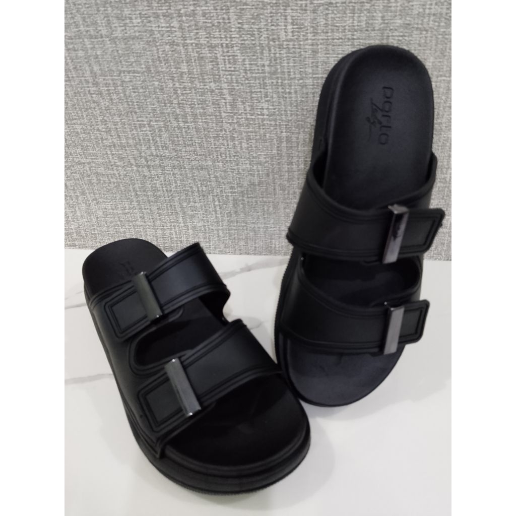 Sandal Porto Lady GLM-2 Sandal Wanita Karet Hitam