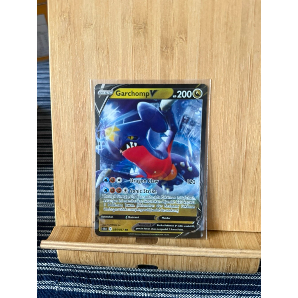 Pokemon Card Kartu TCG (ID) RR GARCHOMP V ORIGINAL
