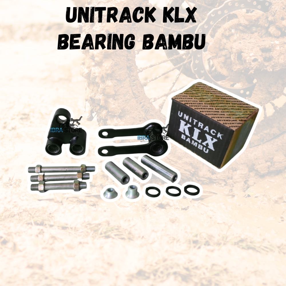 Unitrack KLX Bearing Bambu Plat Besi Anti Karat Powder Coating Lengkap Bosching Unitrack Klx Bearing