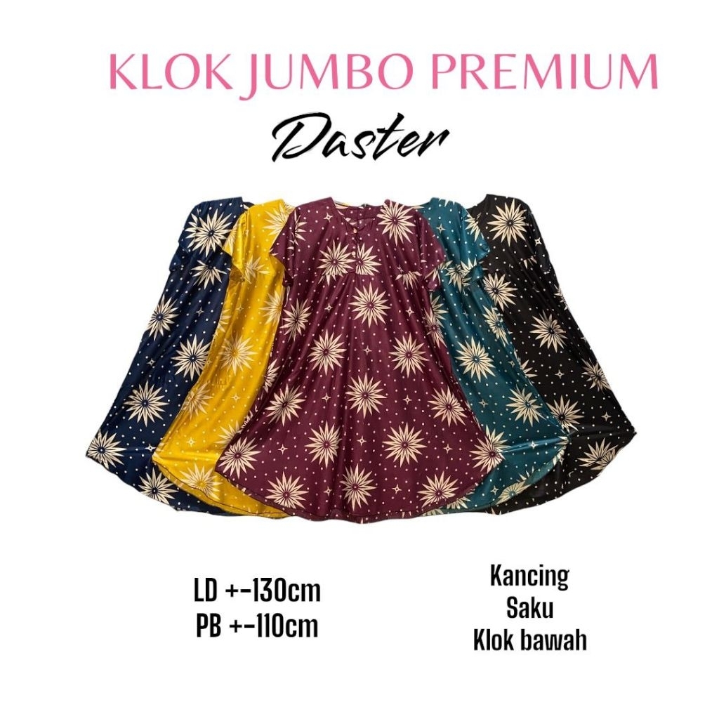 (DASTER KLOK JUMBO) Daster Batik Yogyakarta Premium Bahan Rayon Adem